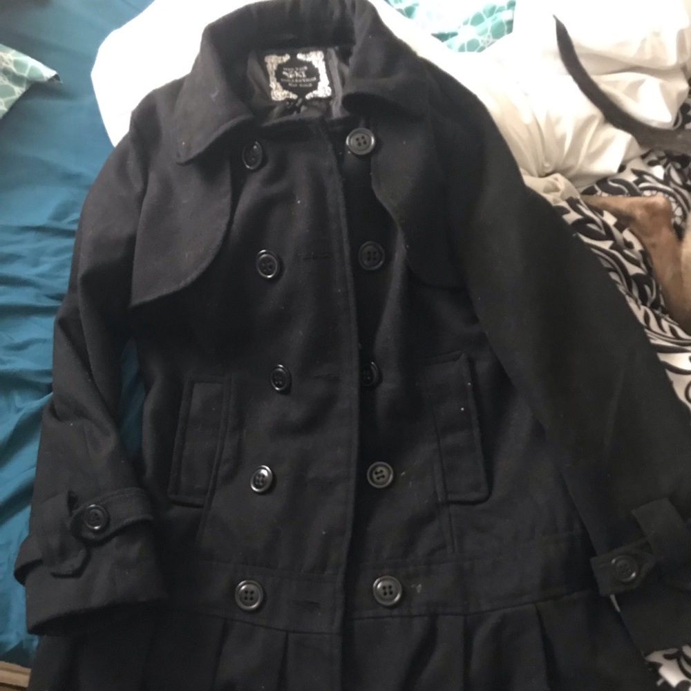 Woman’s pea coat dress, size large